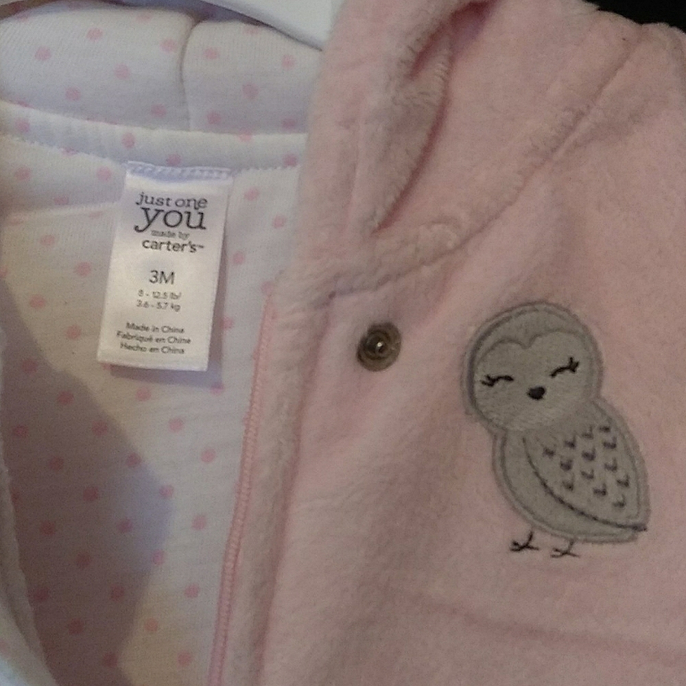 Infant girls fleece snow suit - Picture 2 of 6